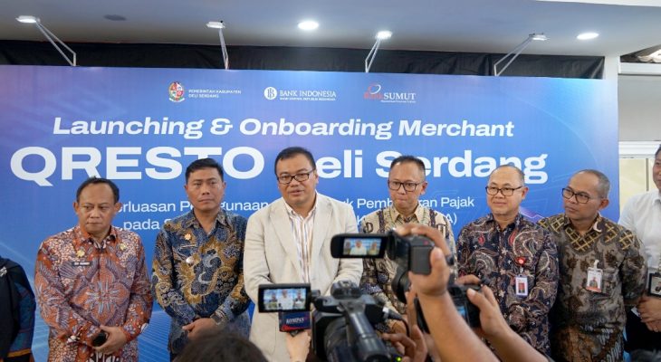 BI Luncurkan QRESTO di Deli Serdang, Perkuat Digitalisasi Pembayaran Pajak Daerah Berbasis QRIS