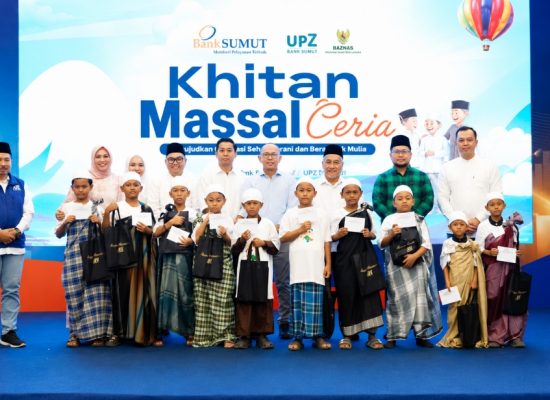 Bank Sumut Gelar Khitan Massal Gratis untuk 100 Anak, Wujud Nyata Pemanfaatan Zakat bagi Masyarakat