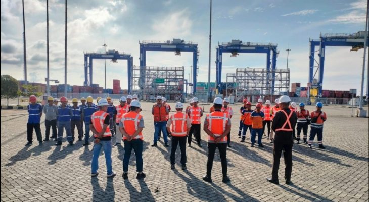 PMT Perkuat Budaya Keselamatan Kerja Lewat Safety Stand Down di Terminal Kuala Tanjung