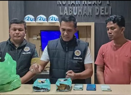Petugas Rutan Kelas I Labuhan Deli Gagalkan Penyelundupan Diduga Sabu yang Disembunyikan di Dalam Roti