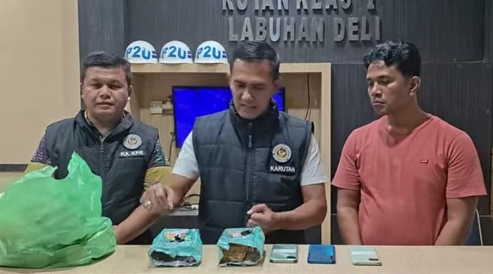 Petugas Rutan Kelas I Labuhan Deli Gagalkan Penyelundupan Diduga Sabu yang Disembunyikan di Dalam Roti