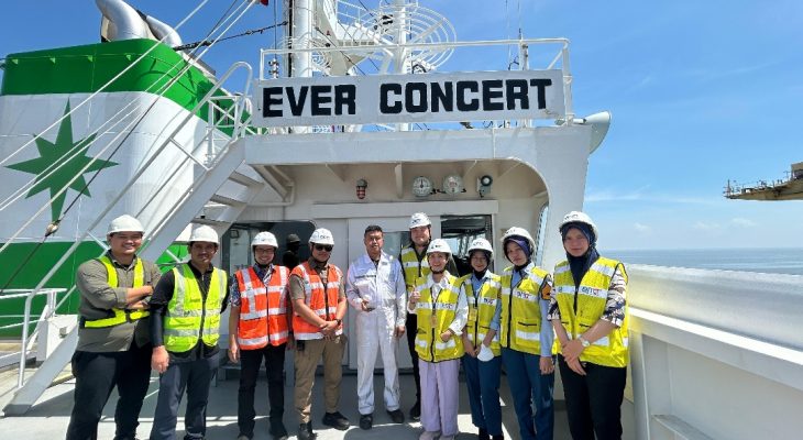 BNCT Dukung Pengembangan Talenta Maritim melalui Vessel Tour Bersama Evergreen dan Akademi Maritim Indonesia