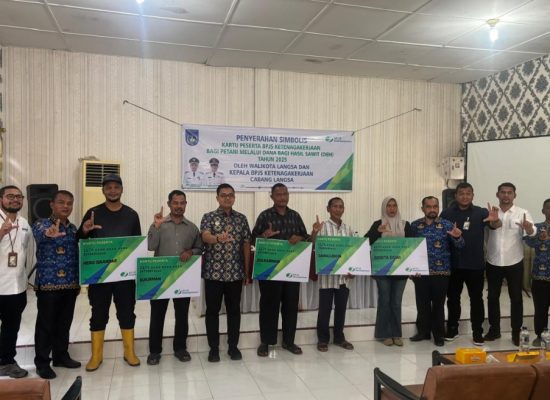BPJS Ketenagakerjaan dan Pemko Langsa Lindungi Petani Sawit melalui Dana Bagi Hasil Sawit