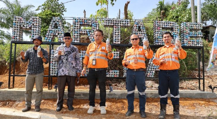 Libatkan Masyarakat Kelola Sampah Plastik, PT Agincourt Resources Bangun Taman Ecobrick di Batang Toru
