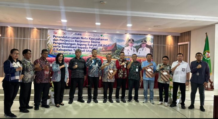 OJK dan Pemkab Tapanuli Utara Luncurkan Program SEJAGAT, Perkuat Ekosistem Jagung Rakyat dan Akses Pembiayaan Petani