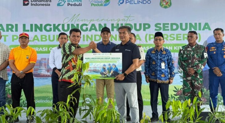 Pelindo Tanam 2.500 Pohon di Belawan Peringati Hari Lingkungan Hidup 2026