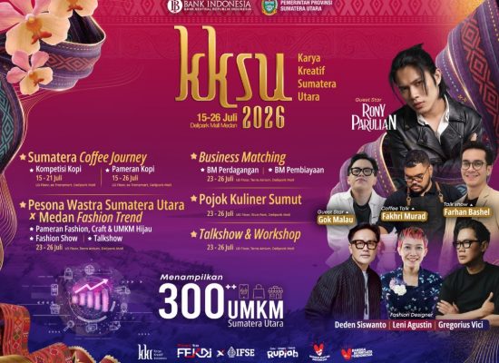 BI Kembali Gelar Karya Kreatif Sumatera Utara 2026, Dorong UMKM Naik Kelas hingga Tembus Pasar Global