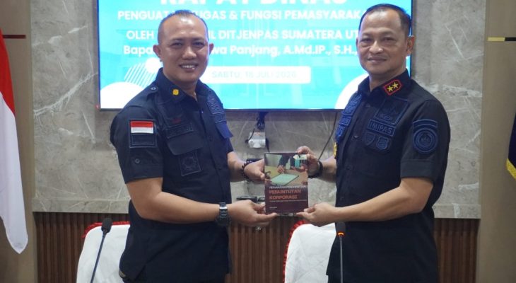 Perkuat Kinerja UPT Pemasyarakatan di Langkat, Kakanwil Ditjenpas Sumut Lakukan Bintorwasdal di Lapas Narkotika Langkat