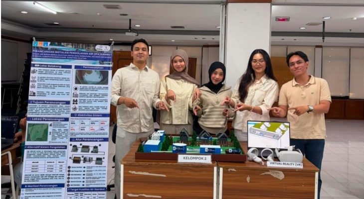 Mahasiswa Universitas Pertamina Rancang Instalasi Air Bersih Skala Komunal, Ubah Air Gambut Jadi Layak Konsumsi