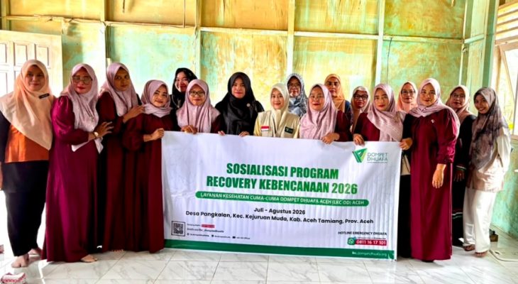 Pulihkan Layanan Kesehatan Pascasiklon Senyar, LKC Dompet Dhuafa Aceh Dampingi Desa Pangkalan hingga Akhir 2026
