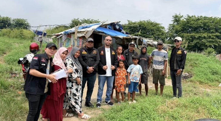 Di Balik Gubuk Reot, Harapan Kembali Menyala: GRIB Jaya Kota Medan Bantu Dua Anak Junaidi Kembali Bersekolah