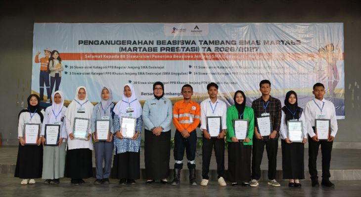 Sembilan Tahun Berkelanjutan, Agincourt Resources Salurkan Beasiswa Martabe Prestasi 2026 Senilai Rp5,29 Miliar untuk 341 Pelajar dan Mahasiswa