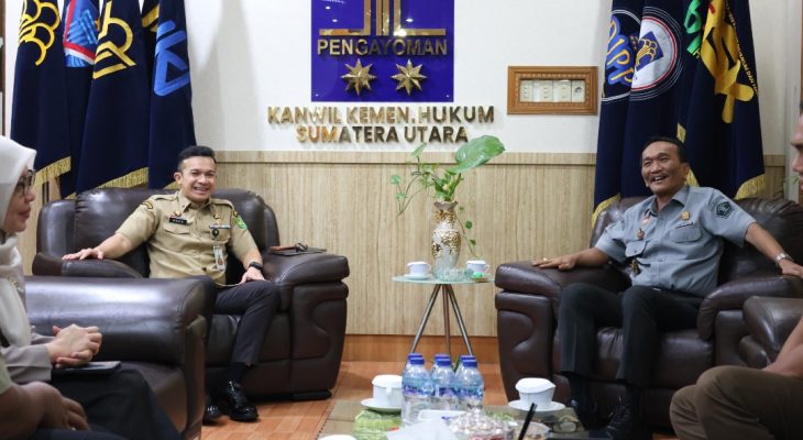 Kepala Bapenda Kota Medan Perkuat Sinergi dengan Kanwil Kemenkum Sumut untuk Penguatan Tata Kelola Perpajakan