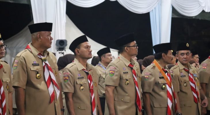 Mahyaruddin Salim Beri Semangat Kontingen Kwarcab Tanjungbalai di Jambore Daerah Sumut XI 2026