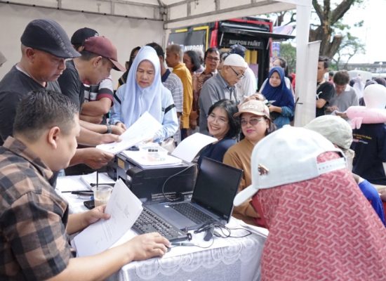 Bapenda Medan Permudah Bayar PBB di CFD, Raih Penerimaan Rp893,5 Juta