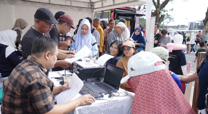 Bapenda Medan Permudah Bayar PBB di CFD, Raih Penerimaan Rp893,5 Juta