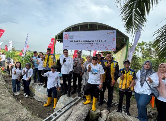 BBWS Sumatera II Gelar Gerakan Irigasi Bersih di Sub D.I. Sei Buluh, Dukung Kelancaran Irigasi 18.500 Hektare