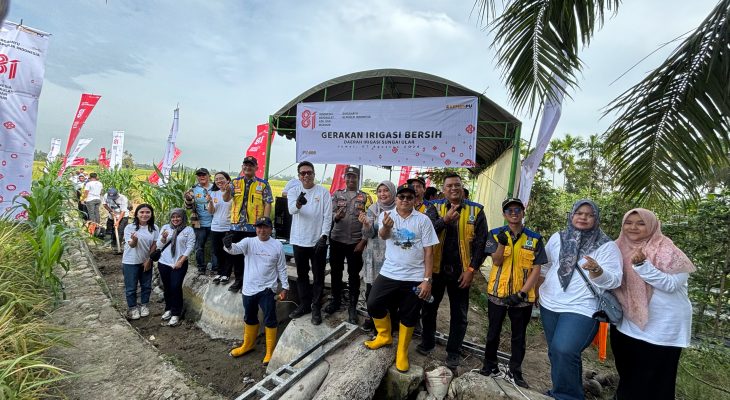 BBWS Sumatera II Gelar Gerakan Irigasi Bersih di Sub D.I. Sei Buluh, Dukung Kelancaran Irigasi 18.500 Hektare