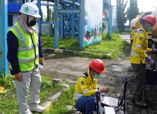 Pelindo Regional 1 Gelar Uji Emisi Kendaraan di Buffer Area Gate 2 Pelabuhan Belawan