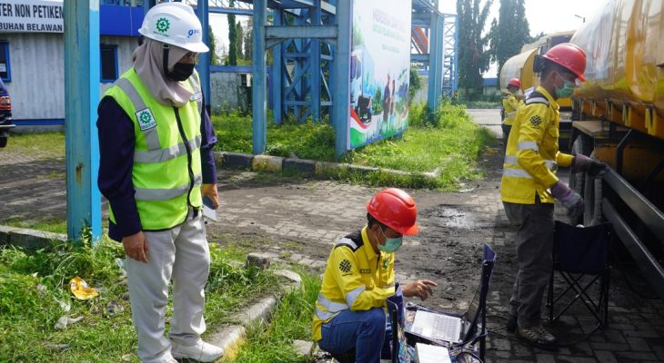 Pelindo Regional 1 Gelar Uji Emisi Kendaraan di Buffer Area Gate 2 Pelabuhan Belawan