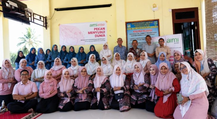 Dukungan Keluarga Jadi Kunci Keberhasilan Menyusui, AIMI Aceh Awali Pekan Menyusui Dunia 2026 dari Gampong