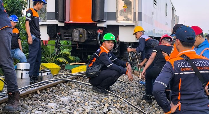 KAI Divre I Sumut Berhasil Evakuasi Sarana Anjlok KA Putri Deli, Rekayasa Operasi Penumpang Berjalan Lancar