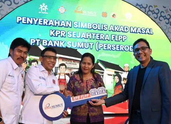 Bank Sumut Wujudkan Impian Masyarakat Miliki Rumah Lewat Akad Massal KPR Sejahtera FLPP