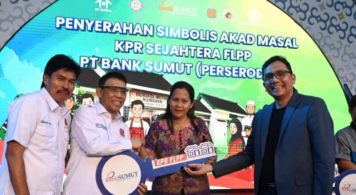 Bank Sumut Wujudkan Impian Masyarakat Miliki Rumah Lewat Akad Massal KPR Sejahtera FLPP