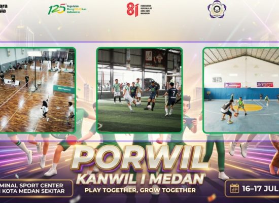 Sambut HUT ke-81 Kemerdekaan RI, Pegadaian Kanwil I Medan Gelar PORWIL 2026 Bertajuk “Play Together, Grow Together”
