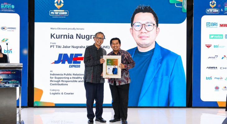 Kurnia Nugraha Raih Penghargaan Indonesia Public Relations Top Leader 2026, Perkuat Komitmen JNE Bangun Bisnis Berkelanjutan