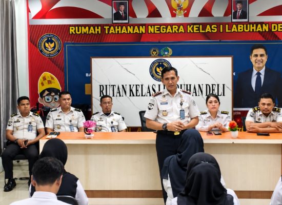 13 Peserta Magang Angkatan II 2026 Ikuti Pembekalan Awal di Rutan Kelas I Labuhan Deli