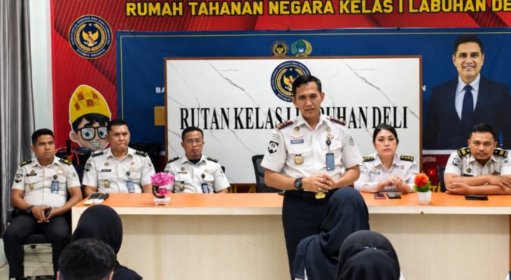 13 Peserta Magang Angkatan II 2026 Ikuti Pembekalan Awal di Rutan Kelas I Labuhan Deli
