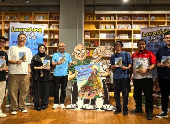JNE dan Grasindo Luncurkan Komik Pengantar Kebahagiaan, Kisahkan Perjuangan Kurir Menghubungkan Harapan