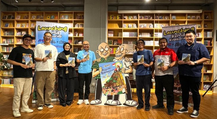 JNE dan Grasindo Luncurkan Komik Pengantar Kebahagiaan, Kisahkan Perjuangan Kurir Menghubungkan Harapan