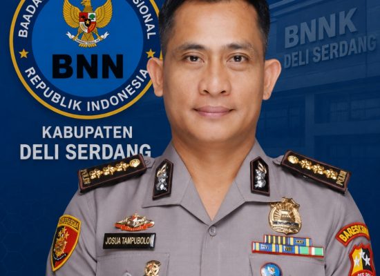 Belum Genap Enam Bulan Menjabat, Kepala BNNK Deli Serdang Josua Tampubolon Diganti