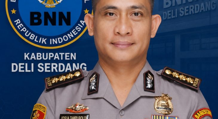 Belum Genap Enam Bulan Menjabat, Kepala BNNK Deli Serdang Josua Tampubolon Diganti
