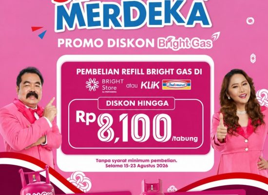 Pertamina Patra Niaga Sumbagut Hadirkan Promo Bright Gas Semarak Merdeka, Diskon hingga Rp8.100
