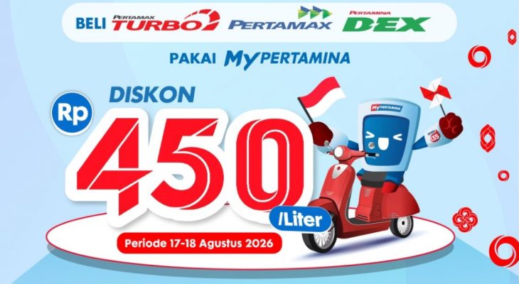 Semarak Merdeka MyPertamina, Pertamina Patra Niaga Sumbagut Hadirkan Diskon Rp450 per Liter
