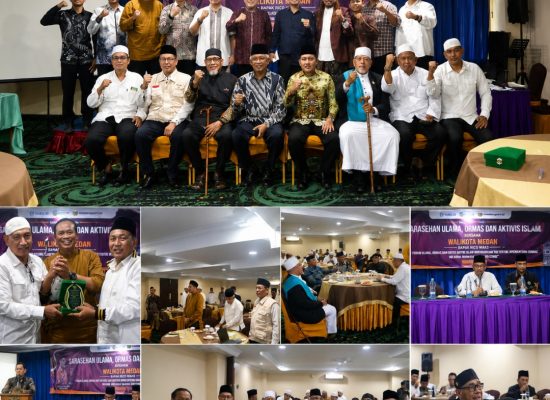 Ulama, Ormas dan Tokoh Masyarakat Bersatu Dorong Medan yang Aman, Bersih dan Harmonis