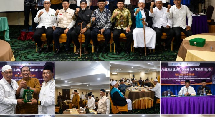 Ulama, Ormas dan Tokoh Masyarakat Bersatu Dorong Medan yang Aman, Bersih dan Harmonis