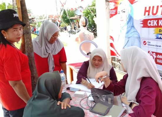 Semarak HUT ke-81 RI, Klinik Pratama Amanda Lasdi Gelar Cek Kesehatan Gratis dan Berbagi Hadiah