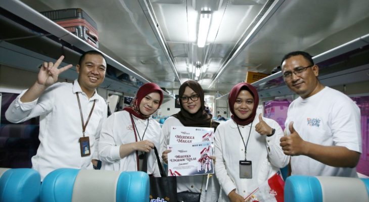 Semarak HUT ke-81 RI, KAI Sumut Hadirkan Pengalaman Berkesan bagi Pelanggan