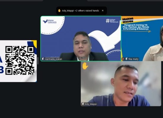Alatan Indonesia Gelar Sharing Session E-Katalog V6, Dorong Pemahaman ASN dan Pelaku Usaha