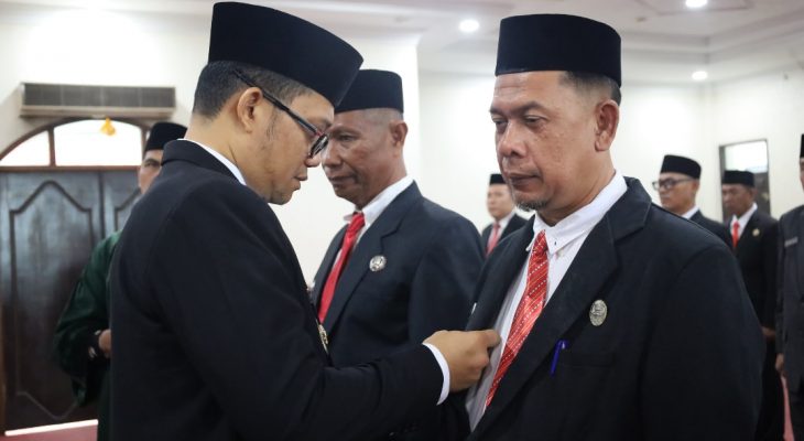 Wakil Wali Kota Muhammad Fadly Abdina Lantik dan Kukuhkan 26 ASN di Lingkungan Pemko Tanjungbalai