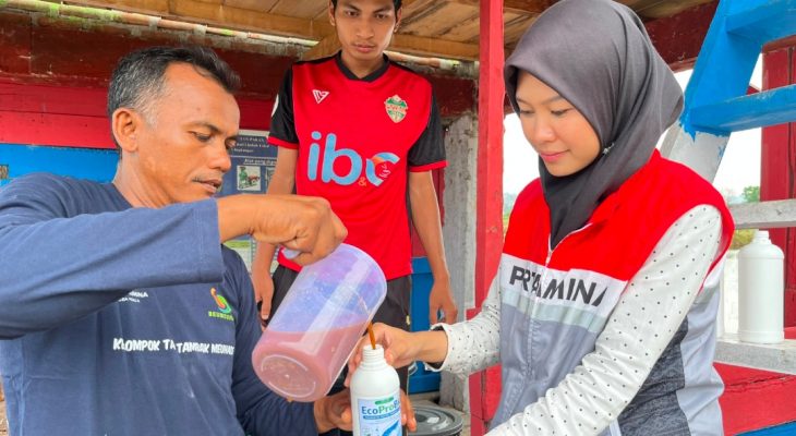 Pertamina Patra Niaga Jadi Pionir Probiotik MOL di Lhokseumawe, Perkuat Adaptasi Perubahan Iklim Petambak Udang