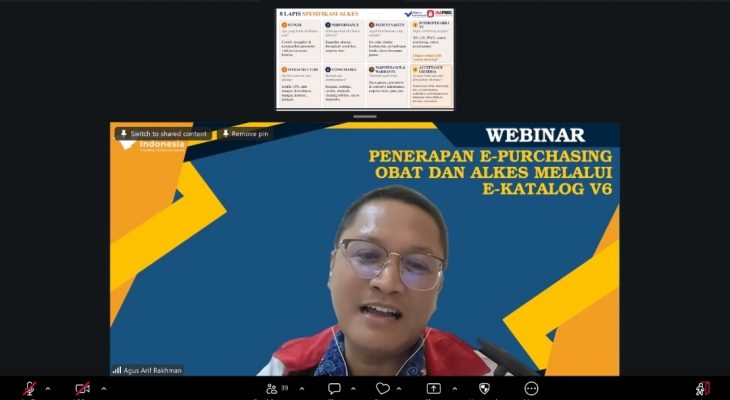 Pengadaan Obat dan Alkes Makin Digital, E-Katalog V6 Dorong Proses Lebih Transparan