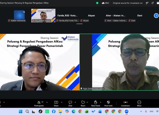 Alatan Indonesia Bahas Peluang dan Regulasi Terbaru Pengadaan Alat Kesehatan Pemerintah