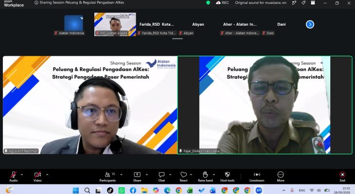 Alatan Indonesia Bahas Peluang dan Regulasi Terbaru Pengadaan Alat Kesehatan Pemerintah