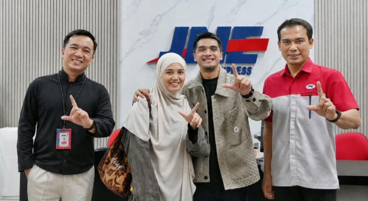 JNE Medan Gelar Sharing Time Bersama Ricky Harun, Bangun Semangat Positif Karyawan