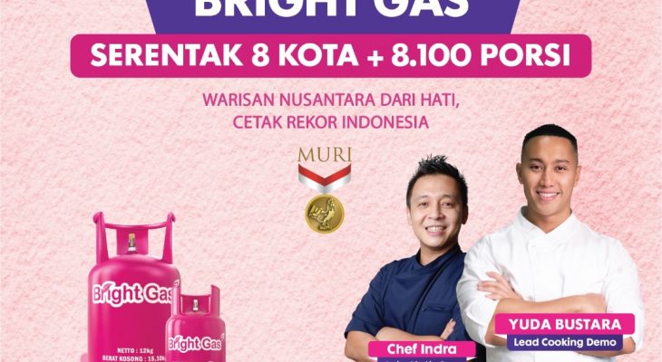 Pertamina Ajak Warga Medan Ramaikan Rekor MURI Memasak dengan Bright Gas di Lapangan Merdeka